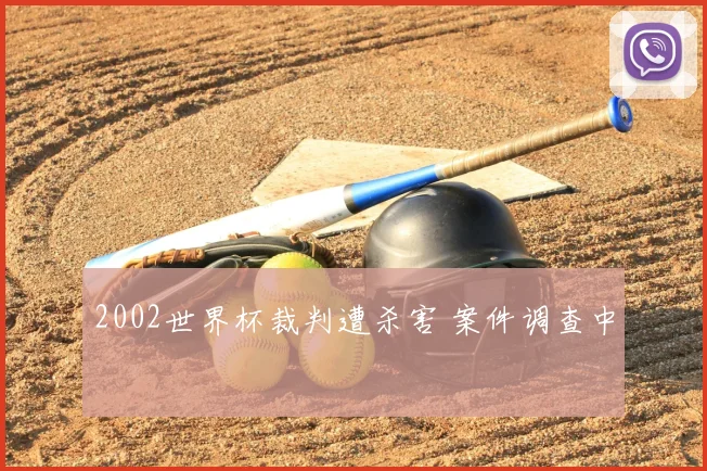 2002世界杯裁判遭杀害 案件调查中